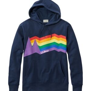 LL Bean Adult Pride Hoodie Sweatshirt Size Small NWT